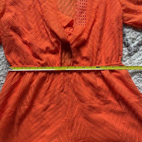 ✨Orange Romper✨ - Picture 7 of 9